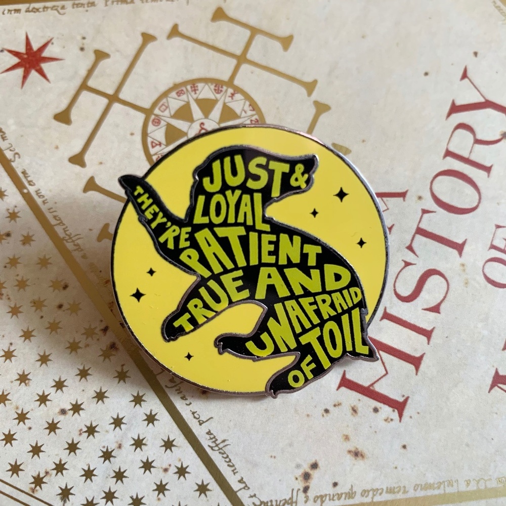 Harry Potter Hufflepuff Badger Hard Enamel Pin